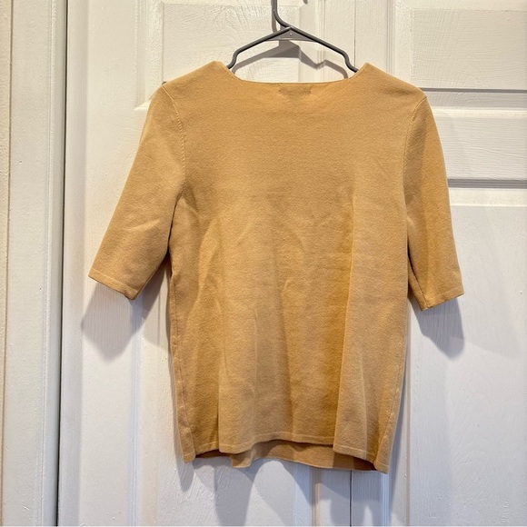 Vintage Tan Hampshire Studio Shirt and Cardigan Set - Size Medium - Picture 9 of 15